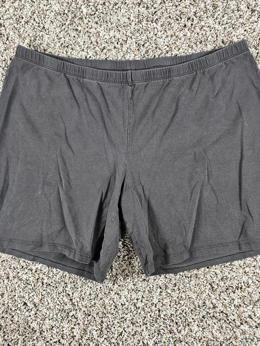 Hanes Womens Sz XXL Pull On Casual Lounge Shorts Sweatshorts Black